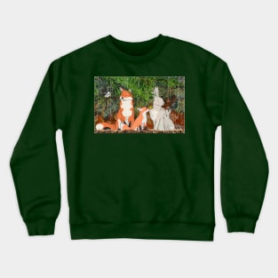 A quiet rainy day Crewneck Sweatshirt